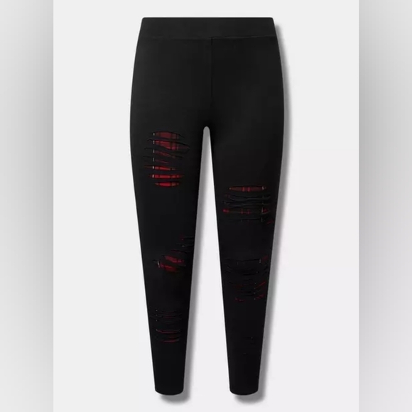 Torrid Full-Length Signature Waist Split-Backed Legging - Black - NWT - Size 4 - Picture 2 of 4
